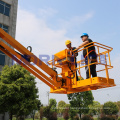 8m 10m 12m 16m 18m cherry picker trailer mounted boom lift self-propelled articulated boom lift for aerial work